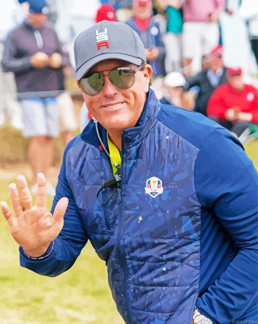 Phil Mickelson Golf Player Painting By Numberss.png