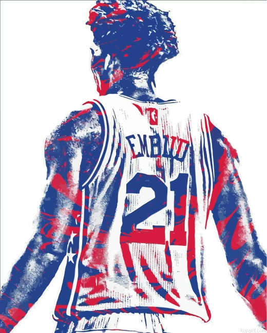 Philadelphia 76ers Art Painting By Numberss.png