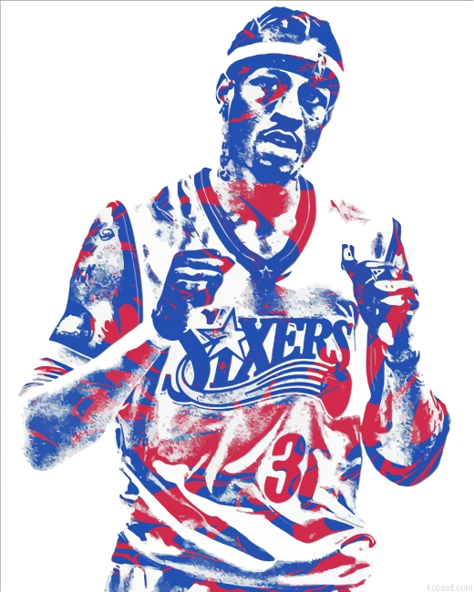 Philadelphia 76ers Art Player Painting By Numberss.png