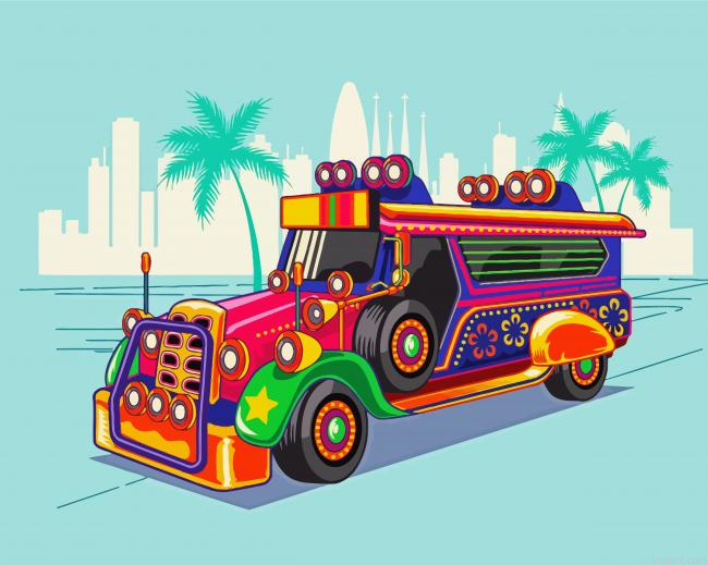 Philippines Jeepney Painting By Numberss.png