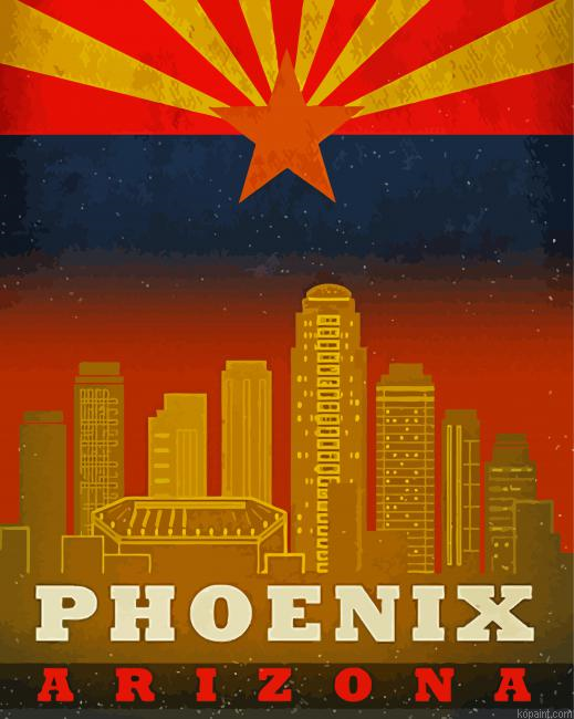 Phoenix Arizona Poster Painting By Numberss.png