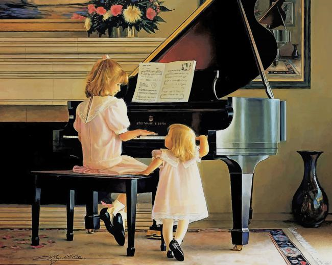 Piano Girls New Painting By Numberss.png