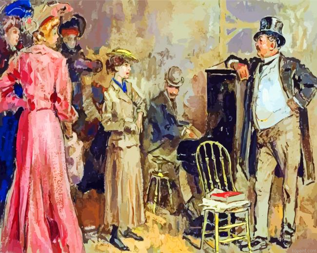 Piano Man By Charles Dana Gibson Painting By Numberss.png