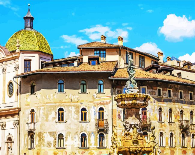 Piazza Duomo Trento Painting By Numberss.png