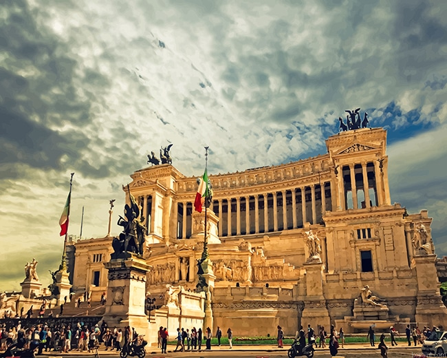 Piazza Venezia New Painting By Numberss.png