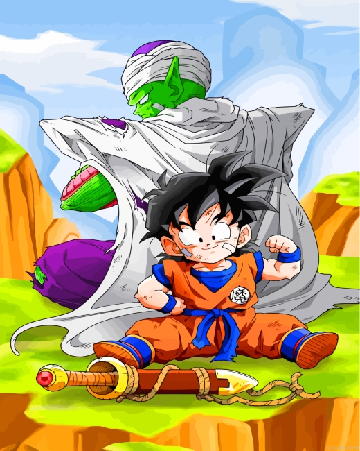 Piccolo And Gohan Painting By Numberss.png