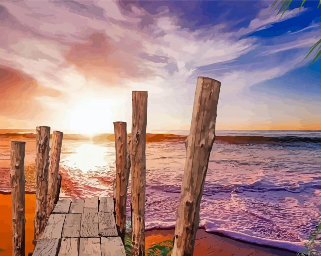 Pier Sunset Painting By Numberss.png