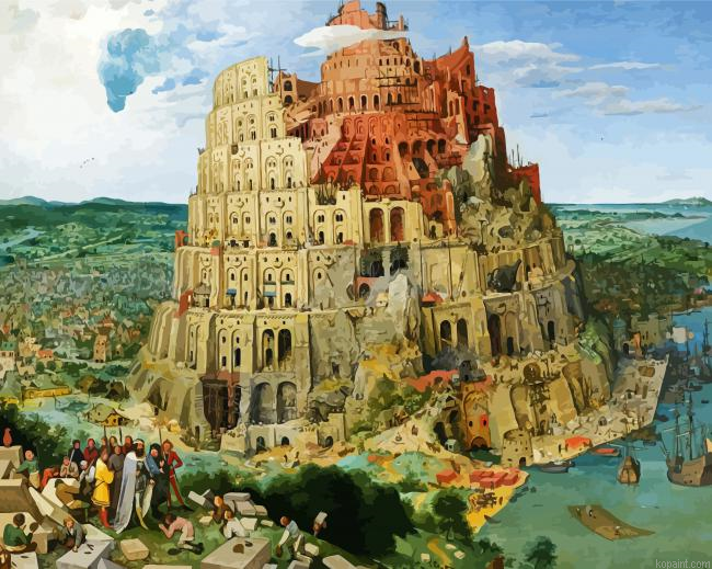 Pieter Bruegel The Tower Of Babel Paint By Numbers