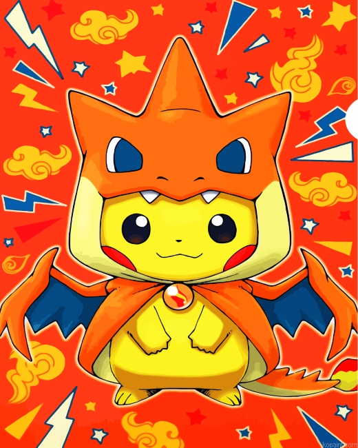 Pikachu Charizard Painting By Numberss.png