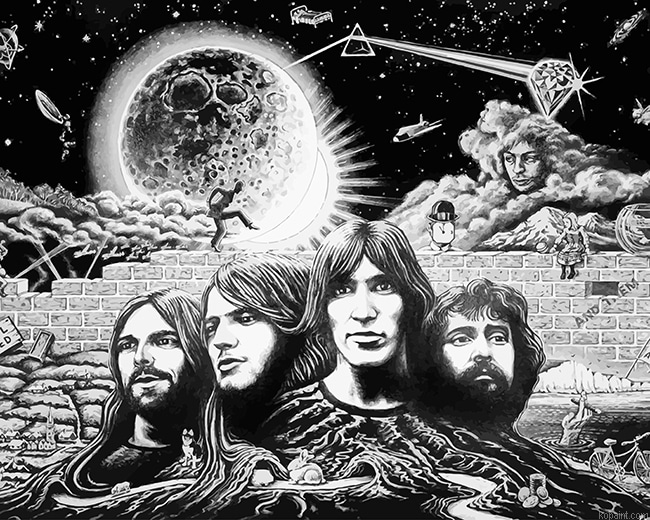 Pink Floyd Rock Band New Painting By Numberss.png