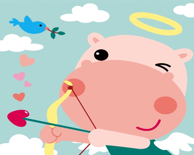 Pink Hippopotamus Painting By Numberss.png
