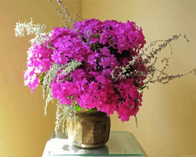 Pink Phlox Vase Painting By Numberss.png