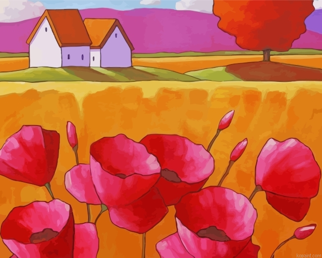 Pink Poppies Painting By Numberss.png