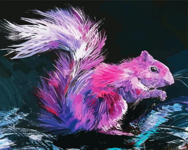 Pink Squirrel Paint By Numbers.png