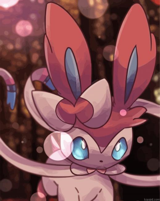 Pink Sylveon Painting By Numberss.png