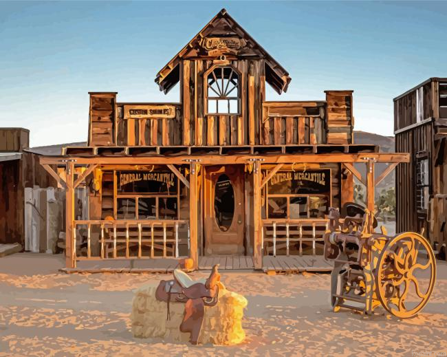 Pioneertown In California Painting By Numberss.png