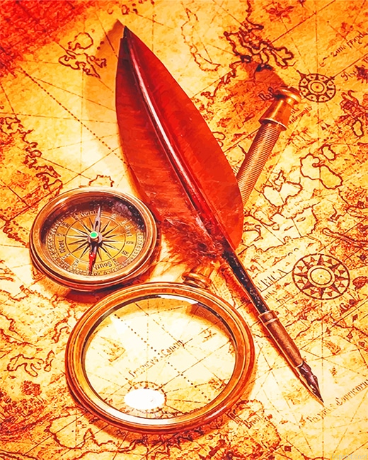 Pirate Map New Painting By Numberss.png