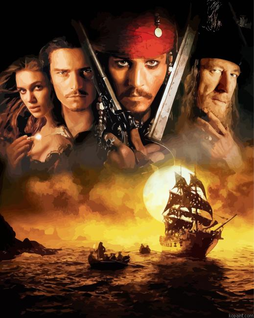 Pirates Of Caribbean Poster Painting By Numberss.png