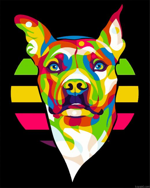 Pitbull Illustration Painting By Numberss.png