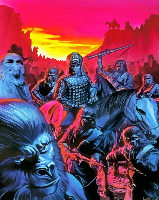 Planet Of The Apes Film Painting By Numberss.png
