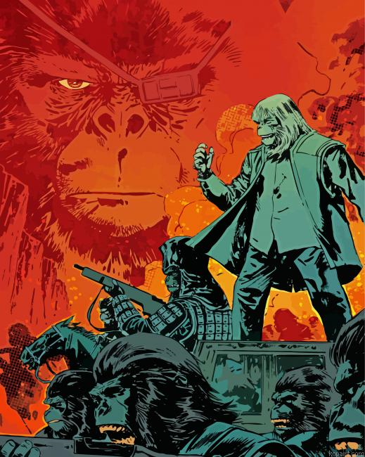 Planet Of The Apes Painting By Numberss.png