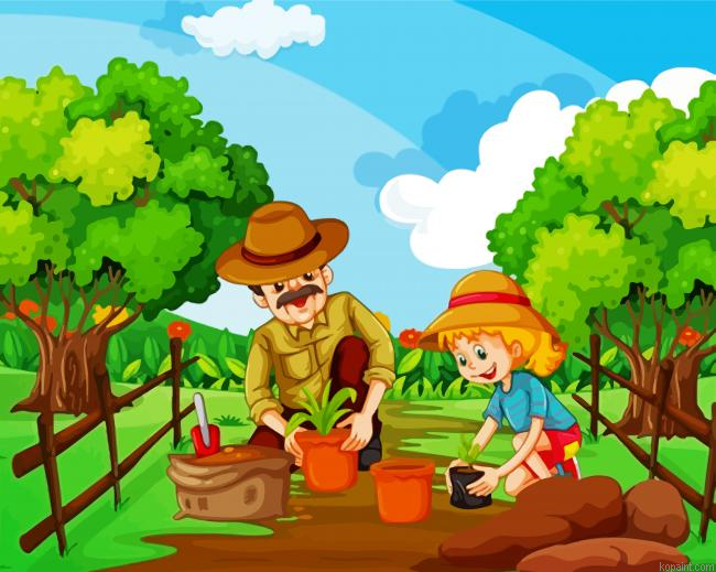 Planting With Father Painting By Numberss.png