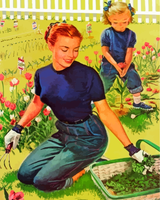 Planting With Mother Painting By Numberss.png
