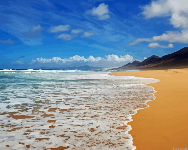 Playa De Cofete Fuerteventura Painting By Numberss.png