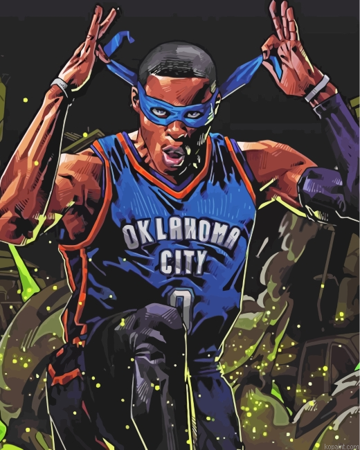 Player Russell Westbrook Painting By Numberss.png