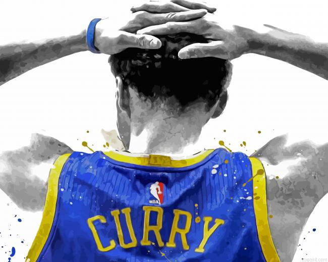 Player Stephen Curry Paint By Numbers.png
