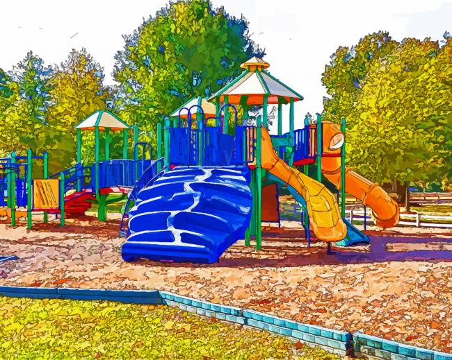 Playground Park Painting By Numberss.png