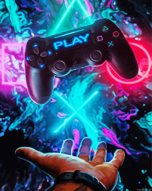 Playstation Art Paint By Numbers