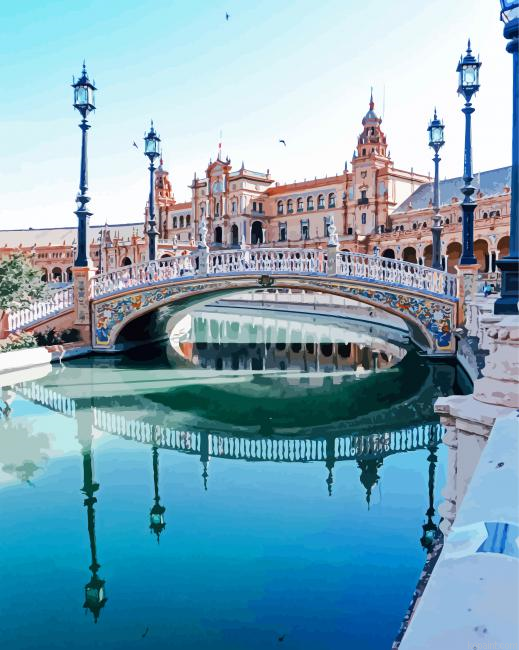Plaza De Espana Canal Paint By Numbers.png