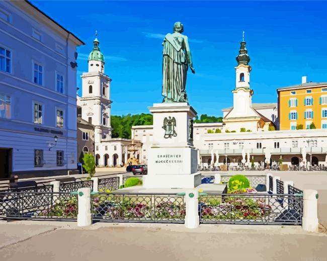 Plaza De Mozart Salzburg Painting By Numberss.png