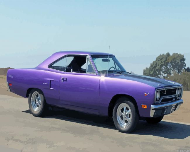 Plymouth Roadrunner Painting By Numberss.png
