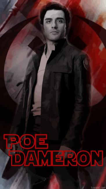 Poe Dameron Poster Painting By Numberss.png