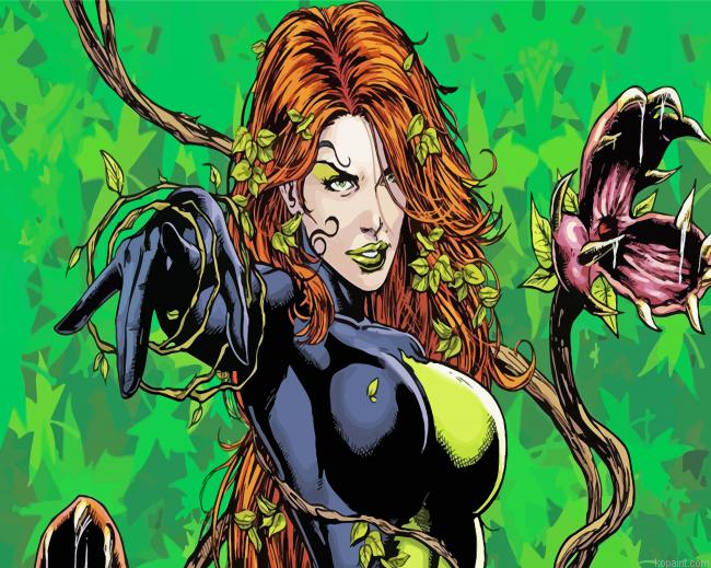 Poison Ivy Animation Painting By Numberss.png