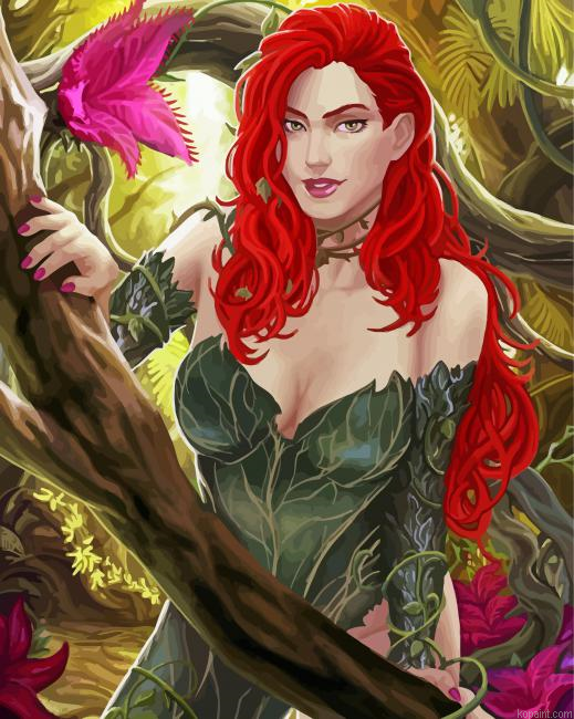 Poison Ivy Illustration Painting By Numberss.png