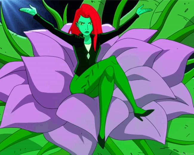 Poison Ivy Painting By Numberss.png