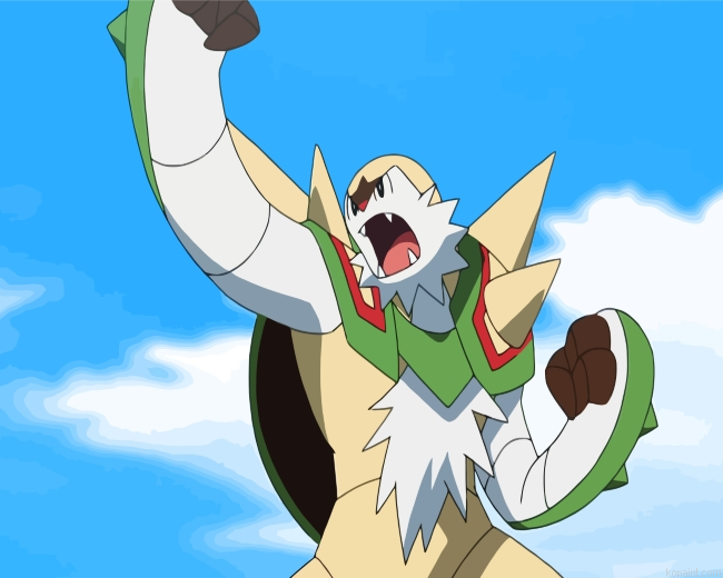 Pokemon Chesnaught Character Painting By Numberss.png
