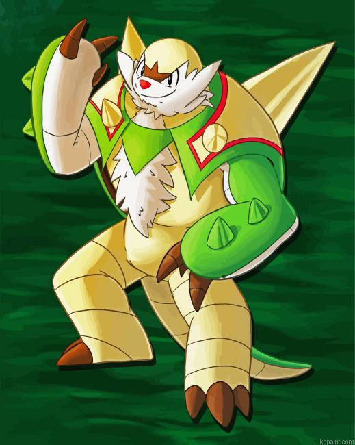 Pokemon Chesnaught Paint By Numbers.png