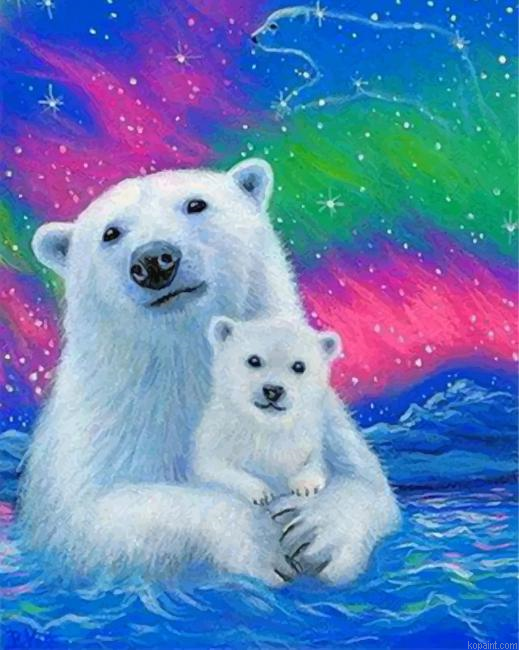 Polar Bears Painting By Numberss.png