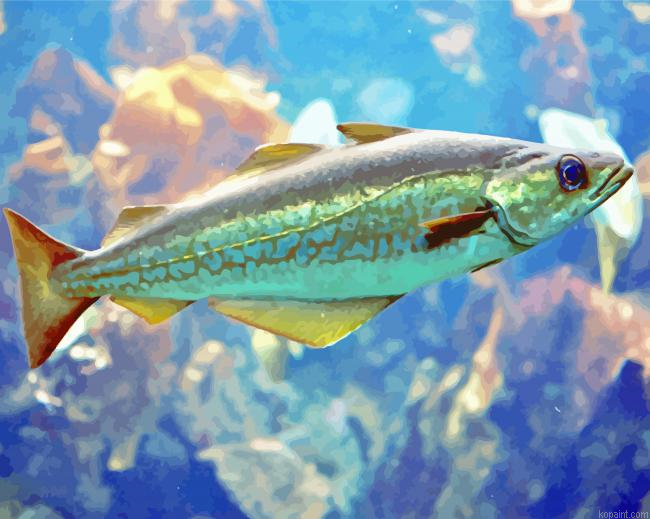 Pollocks Fish Painting By Numberss.png