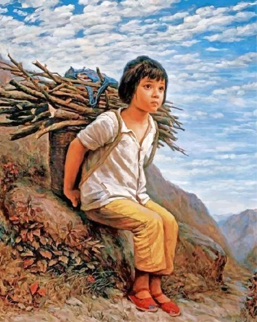 Poor Little Girl Painting By Numberss.png