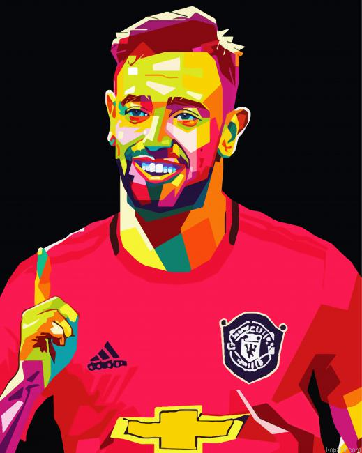 Pop Art Bruno Fernandes Paint By Numbers.png