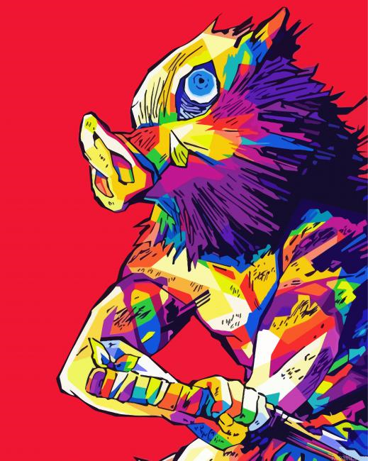 Pop Art Inosuke Painting By Numberss.png