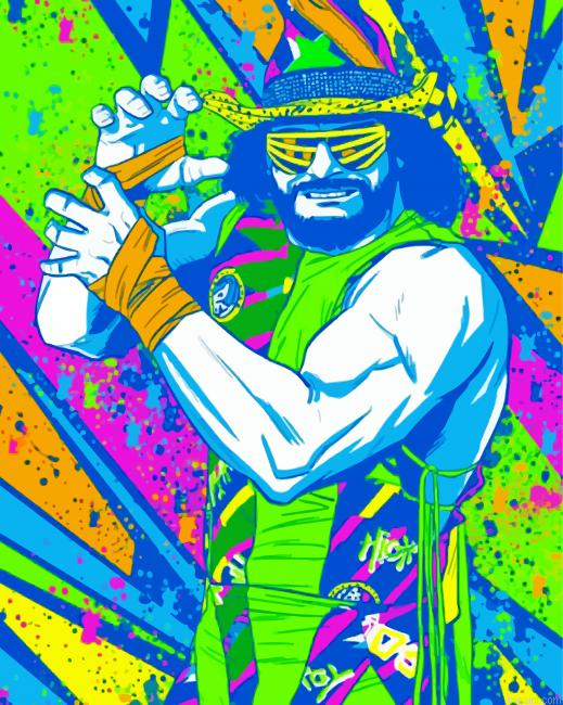 Pop Art Macho Man Painting By Numberss.png