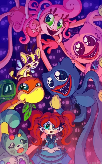 Poppy Playtime Characters Painting By Numberss.png