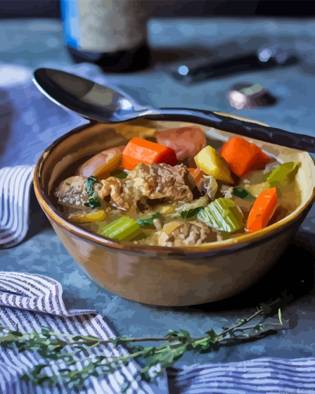 Pork Stew Paint By Numbers