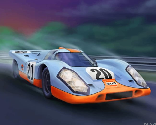 Porsche 917 Car Painting By Numberss.png